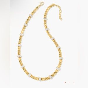 NWT: Kendra Scott cailyn crystal chain necklace